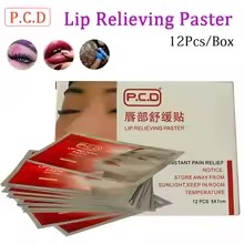 PCD Tattoo Anesthetic Eyebrow/Lip Pain Relieving Paster Mask for Pe... PCD Tattoo Anesthetic Eyebrow/Lip Pain Relieving Paster Mask for Pe...