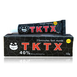 40% Crema Anestésica Negra TKTX Crema para Tatuajes Crema de Aneste...