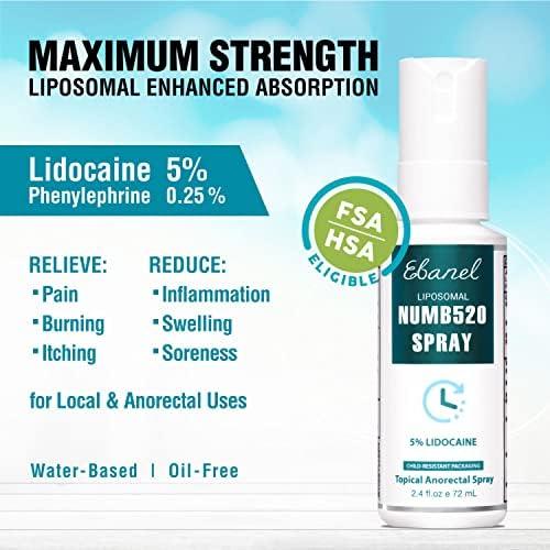 Ease Pain & Itch Anywhere: Ebanel's 5% Lidocaine Cream & Spray Set Review