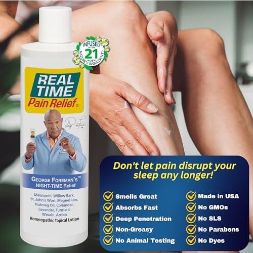 Sleep⁤ Better with Real Time⁣ Pain Relief's Night-Time⁤ Cream - ‍A Natural⁤ Way to ‌Relieve Joint and Muscle Discomfort