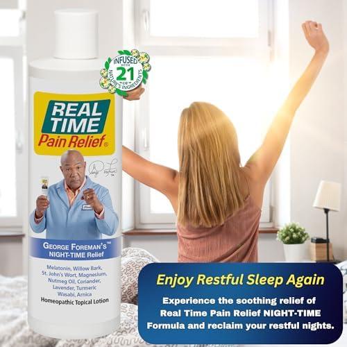 Sleep Better ⁤with Real Time Pain Relief's Night-Time Cream - A ‍Natural Way to Relieve Joint and ‍Muscle Discomfort