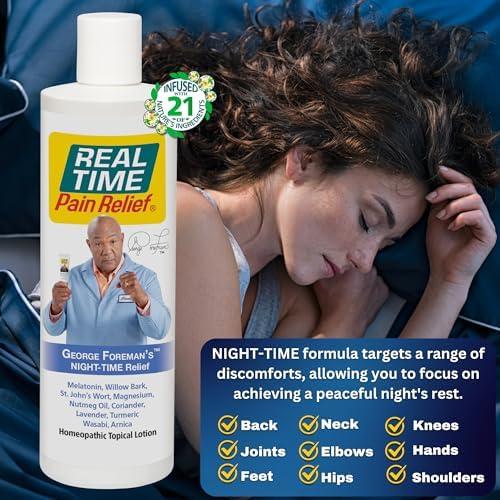 Sleep Better with Real Time Pain Relief's Night-Time ⁢Cream ⁢- A Natural ​Way to Relieve Joint and Muscle Discomfort