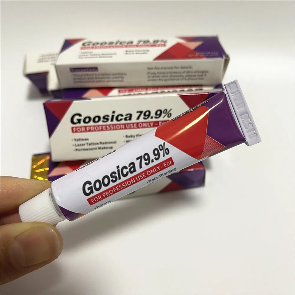 79.9% Goosica Pommade anesthésiante Goosica originale à 79,9 % pour microblading,...