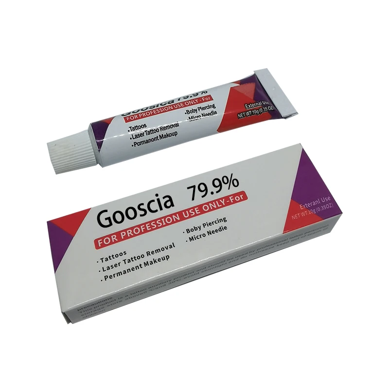 79.9% Goosica Pommade anesthésiante Goosica originale à 79,9 % pour microblading,...