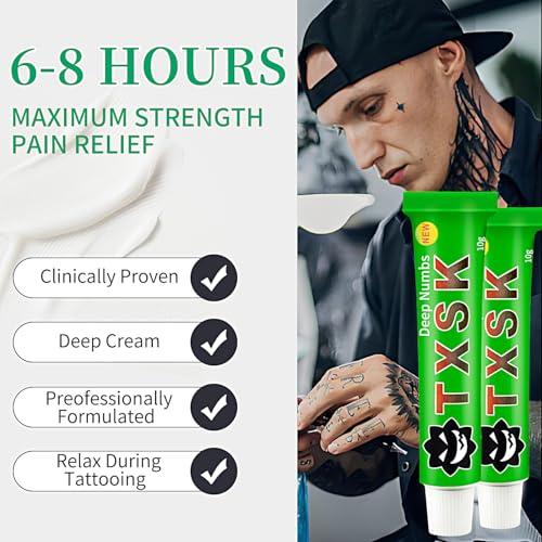 Enjoy Pain-Free Tattooing ⁣with Our Numbing Cream - Reviewing The Maximum Strength Formula | 6 Pieces